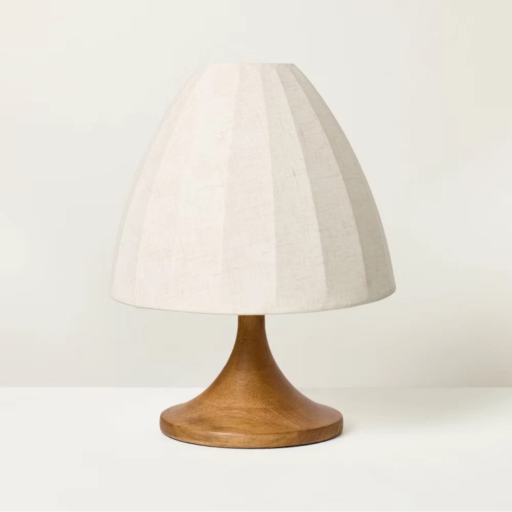 Wood Trumpeted Table Lamp - Hearth & Hand with Magnolia